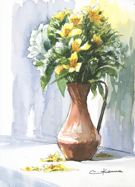 アルストロメリアの花